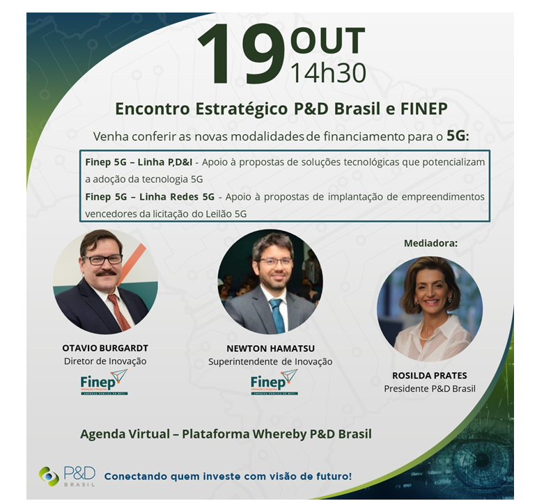 P&D Brasil convida para Encontro Estratégico com FINEP